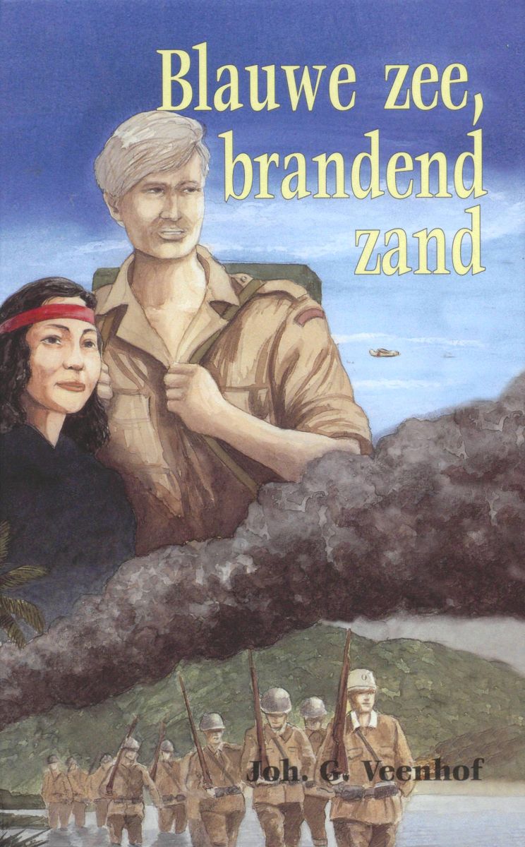 Blauwe zee, brandend zand